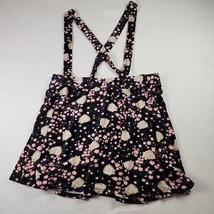 Hot Topic Pusheen Cherry Blossoms Velvet Suspender Skirt Juniors 2XL Sanrio